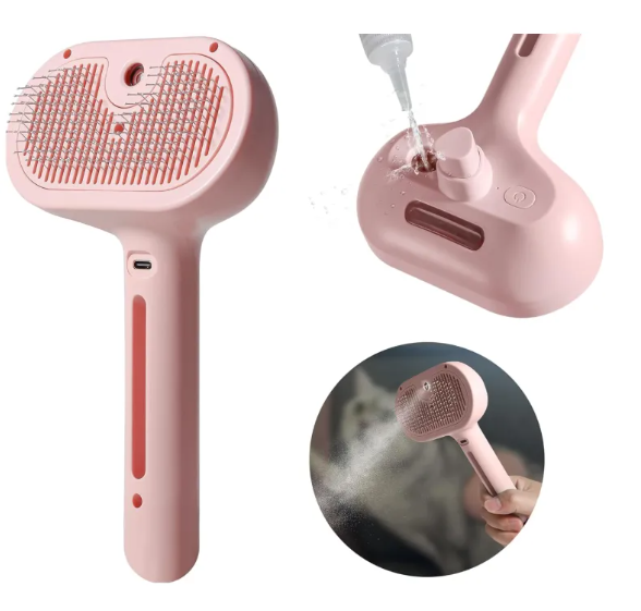 How to use pet hair spray brush