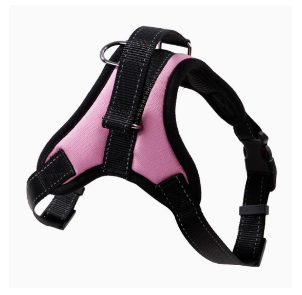 Oxford Padded Dog Harness with Leash — No-Pull Adjustable Vest for Small to Large Dogs