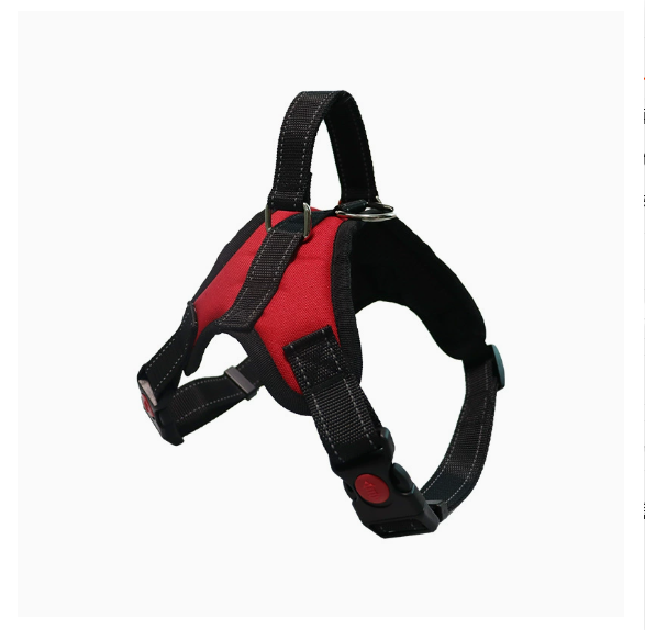 Oxford Padded Dog Harness with Leash — No-Pull Adjustable Vest for Small to Large Dogs
