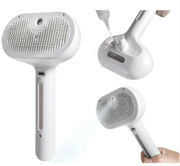Pet spray brush - white color