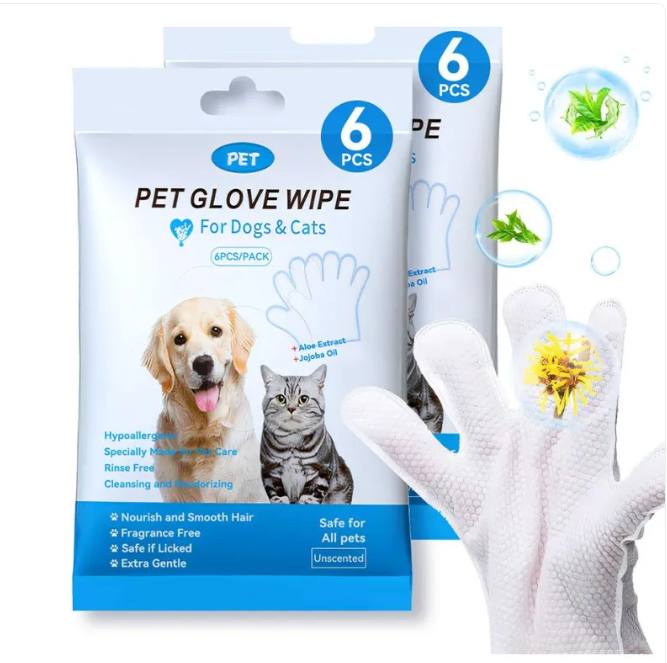 Pet Cleaning Wipes — Ear, Eye & Dental Care