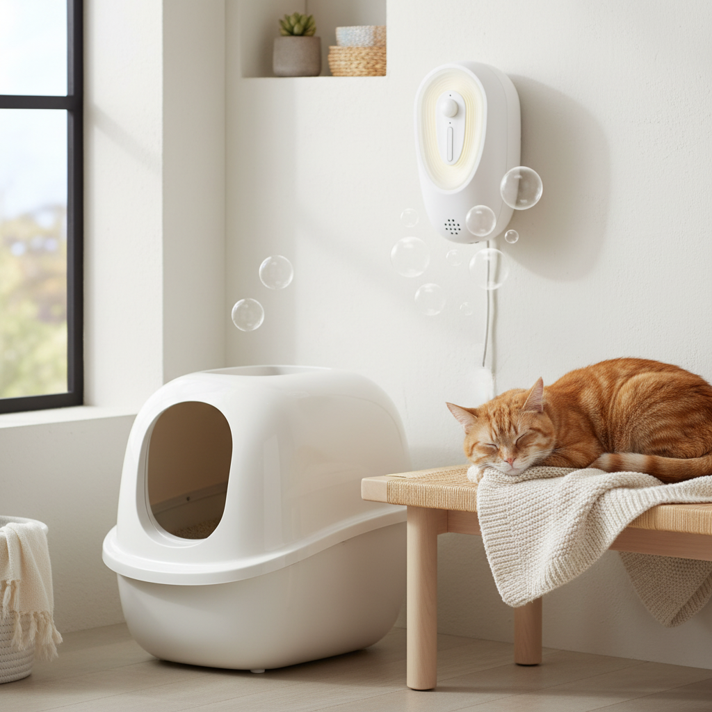 Pet Odor Eliminator - En acción
